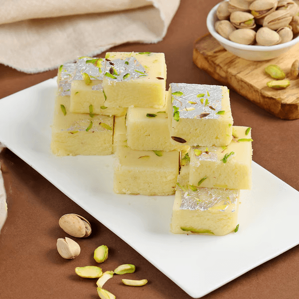 Khoya Pista Barfi